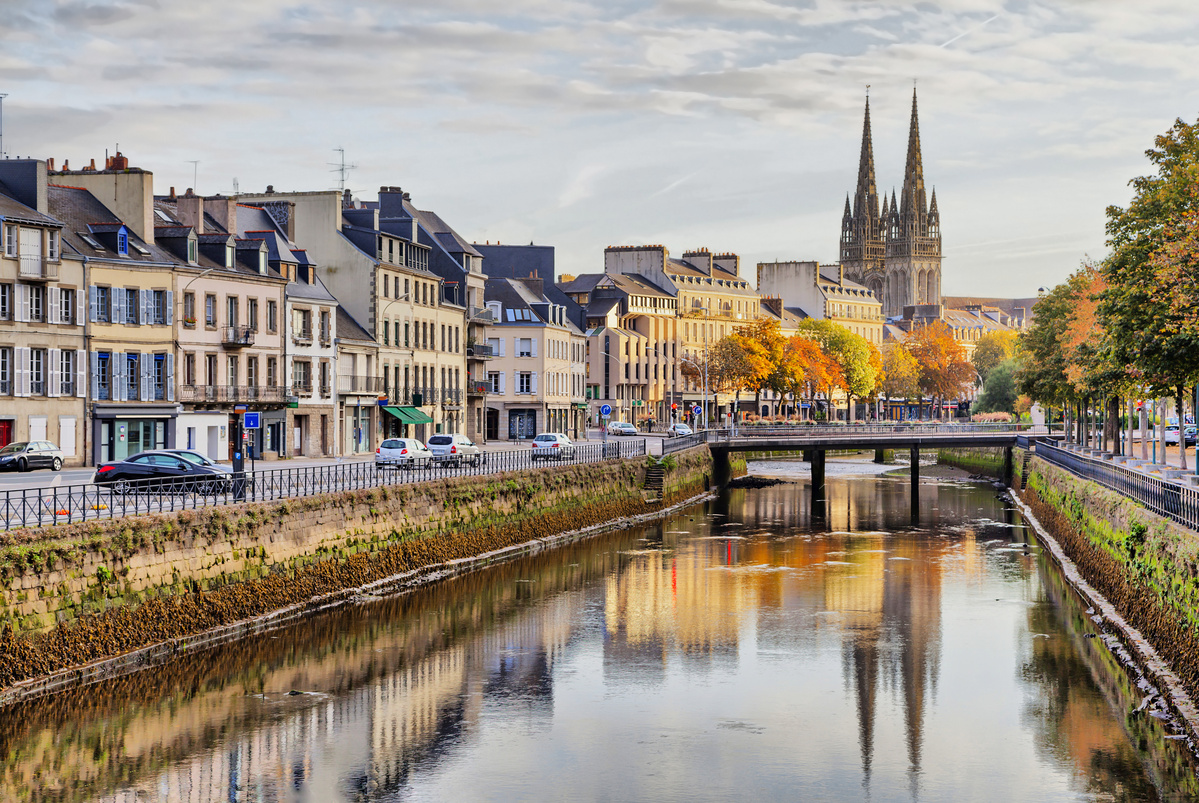 Quimper centre ville circulation